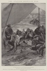 Der Spanisch-Amerikanische Krieg, die US-Armee in Kuba, Offiziere diskutieren die Lage